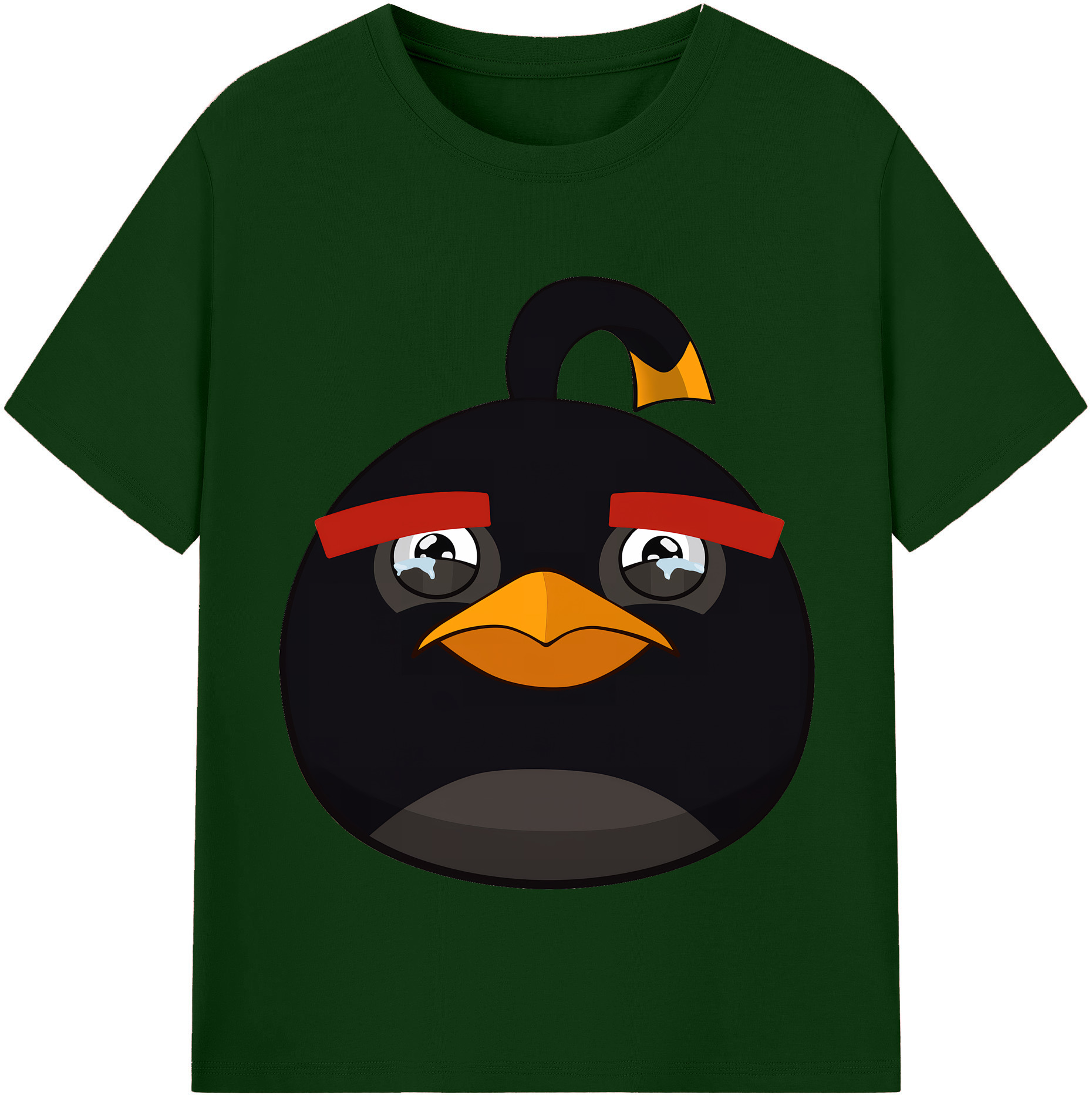 （画像用） Angry Birds アングリーバード 綿100％半袖Tシャツ（フロントプリント）